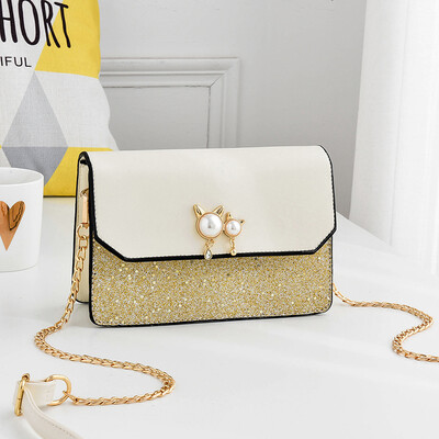 

Ms Chun Xias new fashionable Korean version of Baitao ladiesbags with one shoulder&inclined bags ins