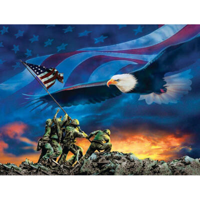 

5D DIY Full Drill Diamond Painting Flying Eagle Cross Stitch Embroidery Kit