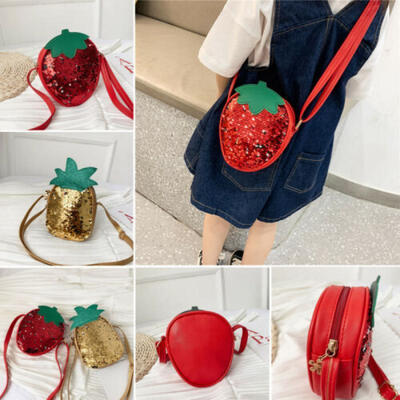 

Baby Girl Kids Fashion Handbag Fruit Cross Body Shoulder Princess Purse Bag