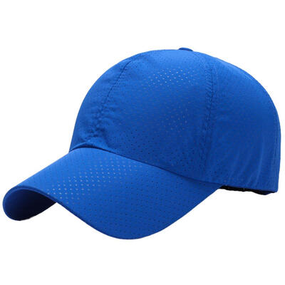

Summer Solid Color Snapback Unisex Quick Dry Mesh Baseball Cap Outdoor Sun Hat