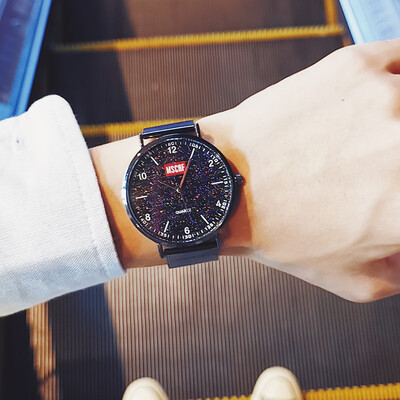 

Star watch boys&girls insfeng high school students Korean version waterproof ultra-thin simple leisure