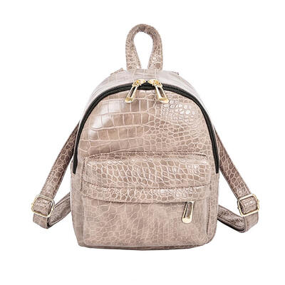

Women Alligator Pattern Leather Backpacks Casual Crossbody Shoulder Bags