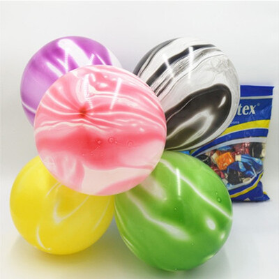 

FUNNYBUNNY 10pcs Rainbow Latex Balloons Inflatable Wedding Decoration Party Supplies Kids Gift