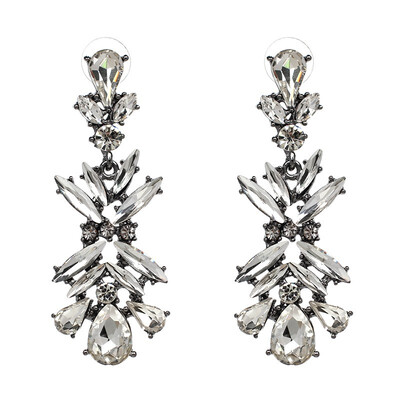 

JURAN 3 Colors 2018 New Arrival Full Crystal Stud Earrings For Women Original Authentic Jewelry Gift Statement Jewelry Q1401-1