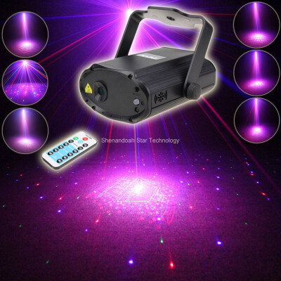 

ESHINY Remote MINI RGB Laser 8 Christmas Patterns Projector DJ Dance Disco Bar Party Xmas Stage Effect Light Show T184