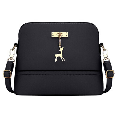 

Women PU Leather Vintage Messenger Bag Shoulder Crossbody Bag Shell Bag