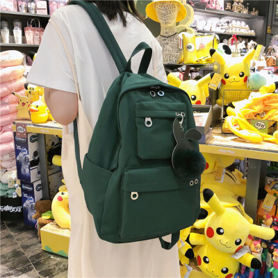 

Insfeng schoolbag female Korean version of high school backpack college students have a sense of antiquity large capacity&wid