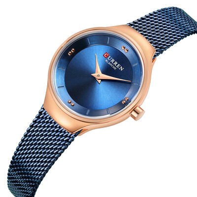 

RM Womens Small Dial Net with Watch Ultra-thin Simple Watch Two-Piece Watch