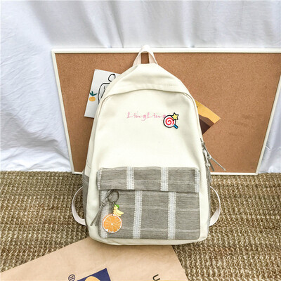 

Junior high school schoolbag girl Korean version high school student campus Japanese backpack small fresh Shoulder Bag Girl tide