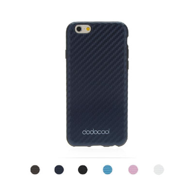 

dodocool Soft Textured PU Leather TPU Case Back Cover Skin Protective Shell for 47" Apple iPhone 6 Dark Blue