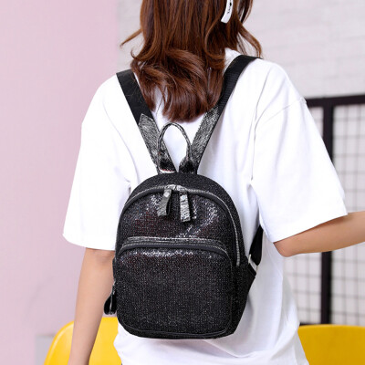 

Tailored Women Sequin Travel Backpack Quality Fashion School Backpack