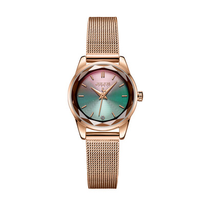

Watch womens steel belt small fashion tide ins wind temperament simple waterproof new quartz watch