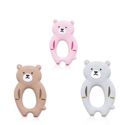 

FDA Approval Soft Toys Infant Toddler Kid Molar Chewable Silicone Baby Teething Bear Shape Teethers For Teething Toys