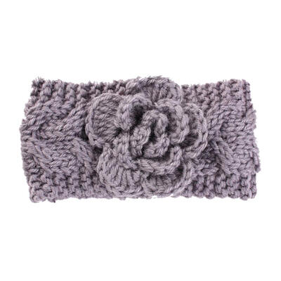 

Kids Baby Infants Warm Wool Crochet Headband Turban Stretch Flower Hairband