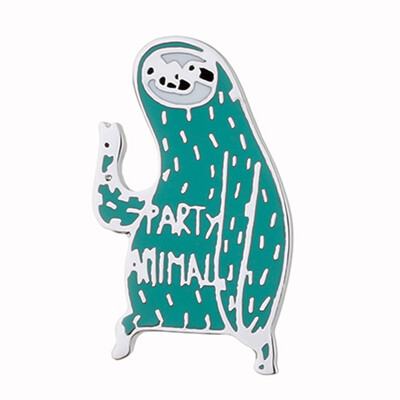 

Cute Sloth Enamel Brooch Pins Badges Lapel Pins For Women Girls Accessories Jewelry Xmas Gift Magic