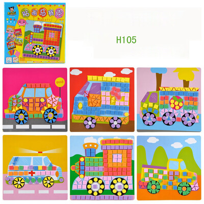 

Siaonvr Fun Mosaic Kids Art & Craft Kit Childrens Play Activity Decoration Sticker Set