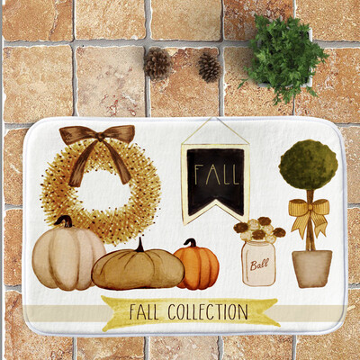 

Toponeto Halloween Pumpkin Welcome Doormats Indoor Home Carpets Decor 40x60CM