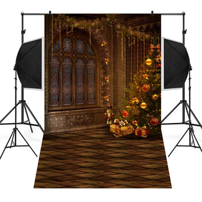 

Tailored Christmas Backdrops Snowman Vinyl 3x5FT Lantern Background Photography Studio