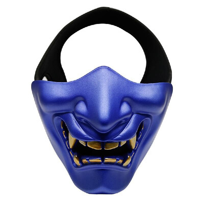 

Outdoor Sport Airsoft Paintball Mask Hannya HalloweenMasks Paintball CS Game Hunt Party Prop Mask Cosplay Prajna Hannya Phantom Ma
