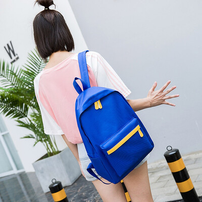 

Tailored Unisex Canvas Letter Backpack Outdoor Travel Backpack Student Bag Shoulder Bag