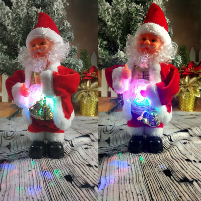 

Siaonvr Christmas Dolls 2019 Christmas Electric Dancing Music Santa Claus Doll