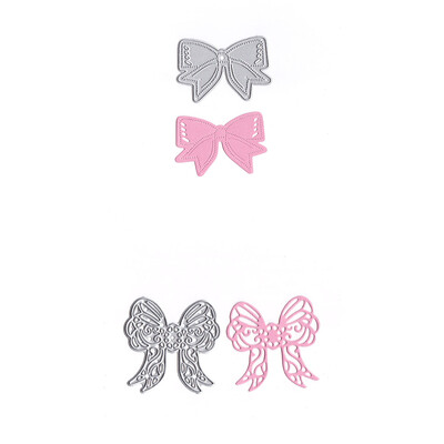 

Bowknot Shape Cutting Dies Carbon Steel Bowtie Embossing Stencil Metal Mould DIY Scrapbook Photo Album Crafts