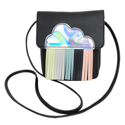 

Tailored Fashion Lady Shoulders Fringe Bag Cover Letter Purse Mobile Messenger Bag