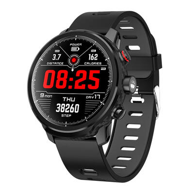 

L5 IP68 Waterproof Dynamic Heart Rate Monitor Pedometer Sports Smart Watch