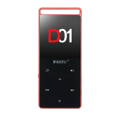 

RUIZU D01 HiFi MP3 Player 4G8G 18 inches Touch Button Voice Recorder FM E-Book Clock Video Pedometer USB BT Metal MP3 Music Play