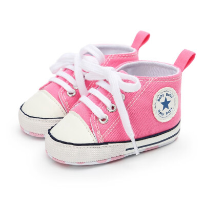 

Toddler Kids Boys Girls Canvas Sneakers High Top Lace Up Casual Walking Shoes Tennis Shoes Kids Non-Skid Soles Lace Up Sneaker