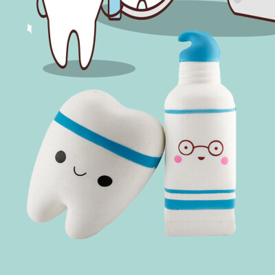 

Gotoamei Soft Toothpaste&Tooth Slow Rising Scented Relieve Stress Toy