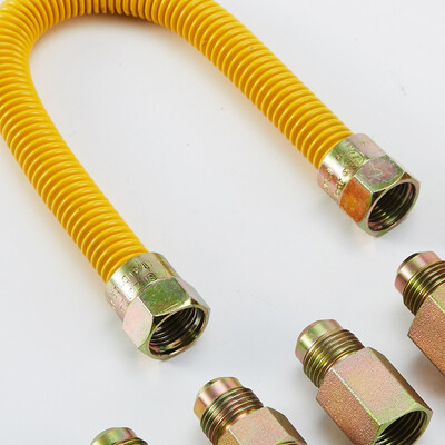 

LAI NENG CSA 304 Stainless Steel Corrugated Hose Gas Pipe Oven Tube Fireplace Tube Silencer Tube