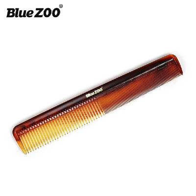 

Blue ZOO Hand Textured Comb Vintage Oil Combs Hair Styling Tool White