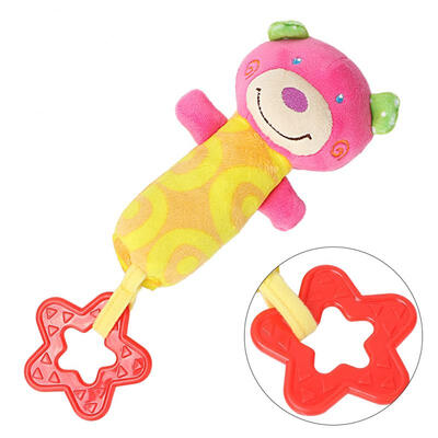 

Greensen Cute Cartoon Animal Stroller Infant Baby Toys Mobile Hand Bell Soft Plush Gift