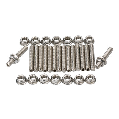 

For Ford 46 & 54 Liter V8 Stainless Steel Exhaust Manifold Stud Kit for 2 Manifolds Car Accessories