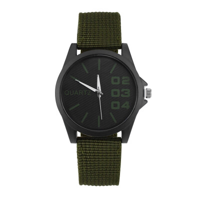 

〖Follure〗New Men Watch Retro Design Nylon Band Analog Alloy Quartz Wrist Watch