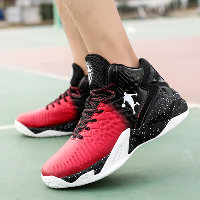 

High-top basketball shoes outdoor sports boots mens non-slip wear-resistant casual running lovers shoes