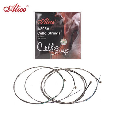 

Alice A805A Universal Full Set A-D-G-E Cello Strings Steel Core Ni-Fe Alloy Winding 4pcsset