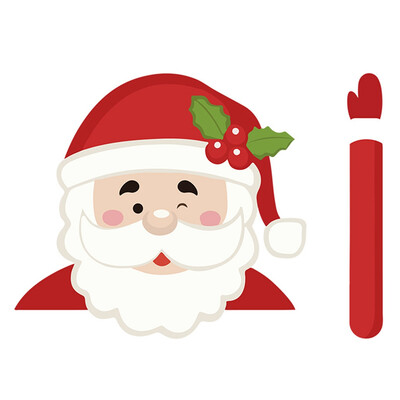 

Christmas Rear Windshield Santa Claus Snowman Gingerbread Man Window Decals Car Wiper Sticker Xmas 2019