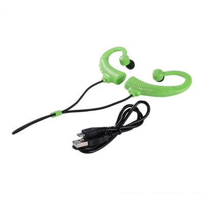 

Kelima F2 Bluetooth Earphone In-Ear Earhook Stereo Headset FM Radio wMIC