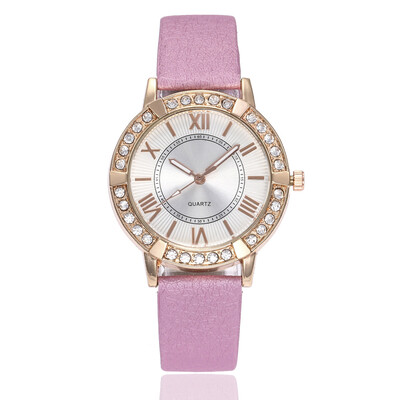 

Belt watch multicolor Roman scale diamond watch