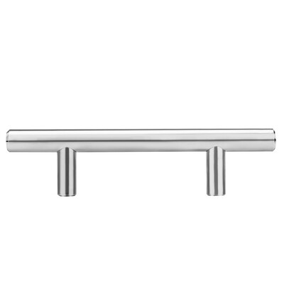 

〖Follure〗Satin Nickel Hardware Euro Style Handle Bar Cabinet Pull 34 inch Hole Centers
