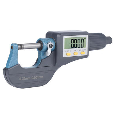 

Greensen Electronic Digital Display High Precision Outside Micrometer Thickness Gauge 0-25mm Range