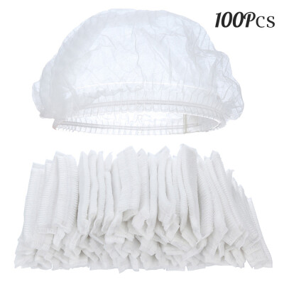 

Toponeto 100Pc Disposable Non-Woven Paper Caps Chef Hat for Restaurant Kitchen Hotel Home