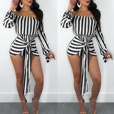 

New Women Clubwear Summer Playsuit Bodycon Party Jumpsuit Romper Trousers Shorts