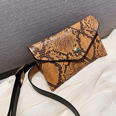 

Tailored Fashion Women Outdoor Serpentine Hasp Messenger Bag Sports Chest Bag Waist Bag