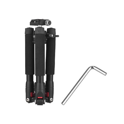

Andoer K521S Portable 5-section Extendable Aluminum Alloy Tripod with Mini Ball Head Low Center of Gravity 14" Screw Mount for Ca