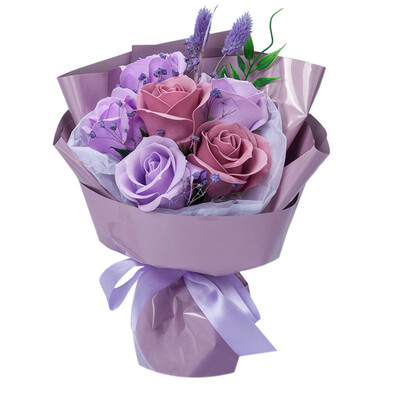 

Toponeto Dried Flower Bouquet Creative Valentines Day Gift Home Wedding Decor