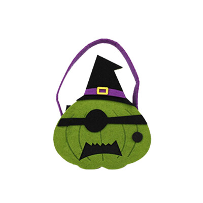 

Toponeto Halloween Pumpkin Bag New Portable Funny Dress Up Small Accessories Candy Bag