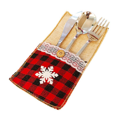 

Wedding Bridal Shower Birthday Party Burlap Lace Cutlery Holder Pouch Knife Fork Cover Bag For CountryTable